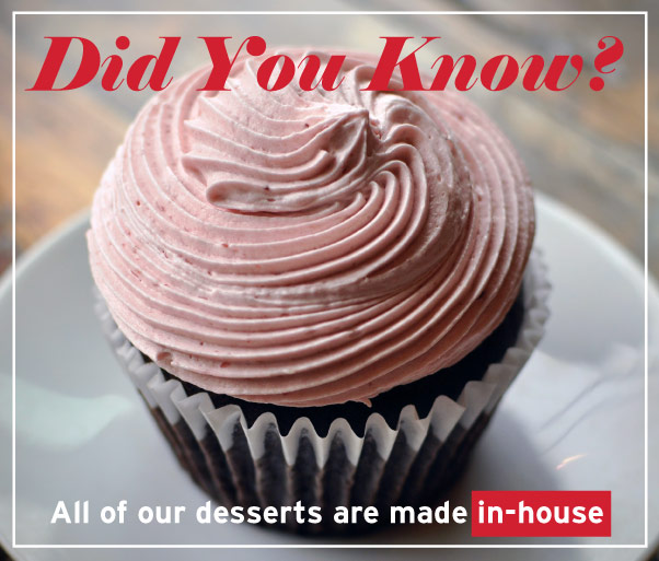 Amazing desserts and pastries made in house!!!