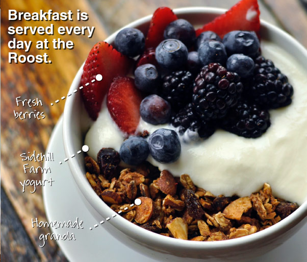 Breakfast is served!!