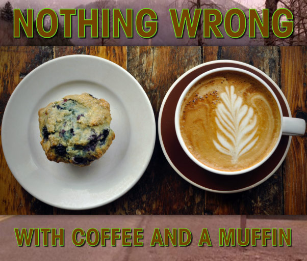 Coffe and a muffin