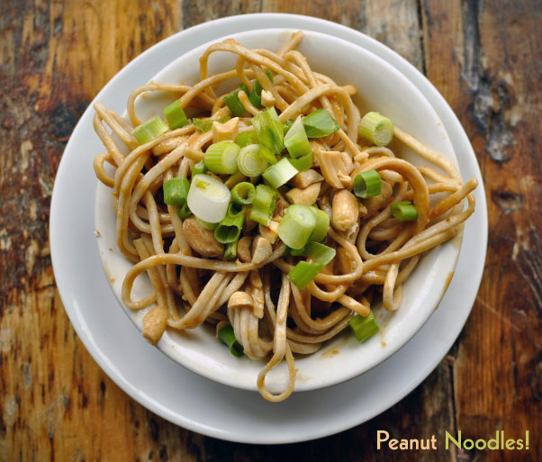 Peanut Noodles!!