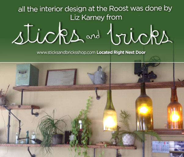 Liz Karney and Sticks and Bricks... right next door!!